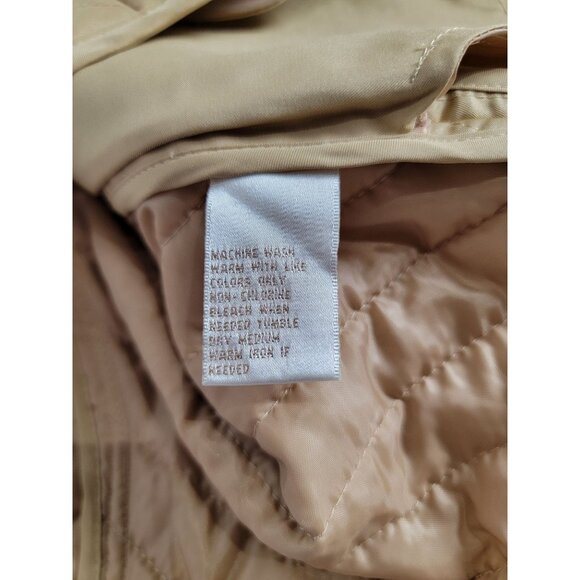 EP Pro Pebble Beach Womens Full-Zip Quilted Vest Small Beige Leopard Collar Logo - Picture 4 of 7